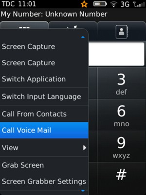 Select Call Voice Mail