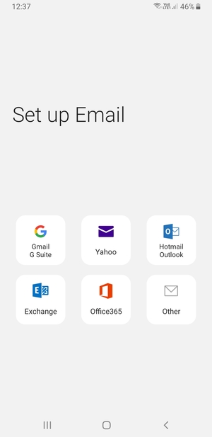 Select Hotmail Outlook