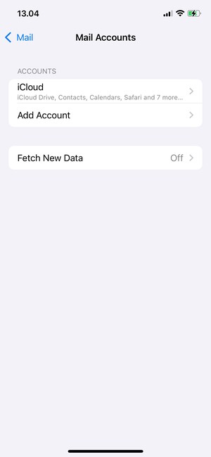 Select Fetch New Data