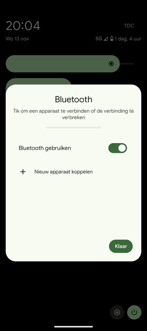 Schakel Bluetooth gebruiken uit