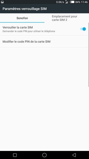 Sélectionnez Digicel et sélectionnez Modifier le code PIN de la carte SIM