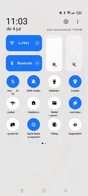 Schakel Wi-Fi en Bluetooth uit