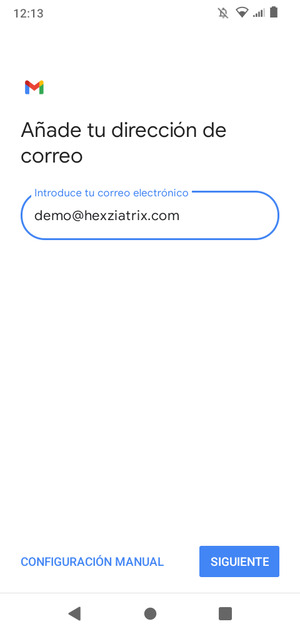 Introduzca su Dirección de correo electrónico y seleccione SIGUIENTE