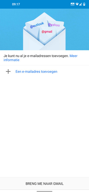 Selecteer Een e-mailadres toevoegen