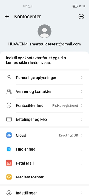 Vælg Cloud