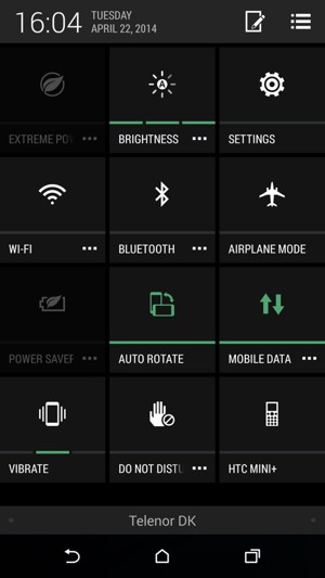 Select VIBRATE to change to sound mode again
