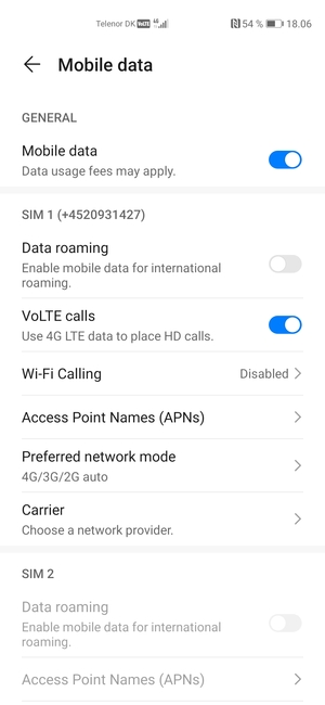 Set Up Internet Huawei P40 Lite Android 10 Device Guides