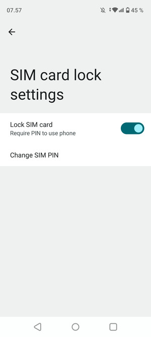 Select Change SIM PIN