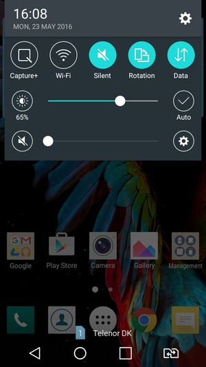 Select Silent to change to sound mode again
