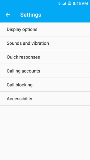 Select Calling accounts