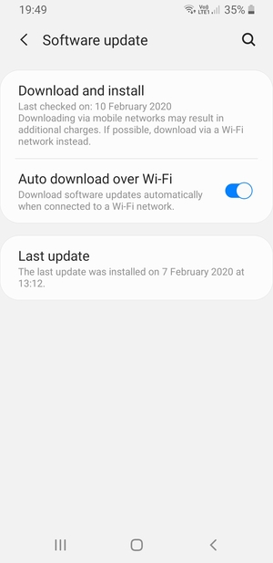 Select Download and install