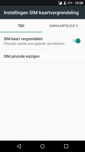 Selecteer Digicel en SIM pincode wijzigen