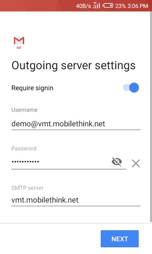 Turn off Require signin  and select NEXT