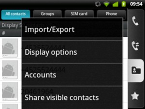 Select Import/Export