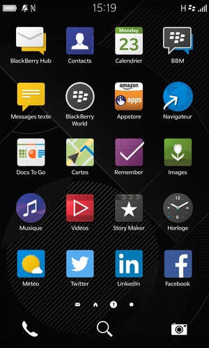 Sélectionnez BlackBerry World