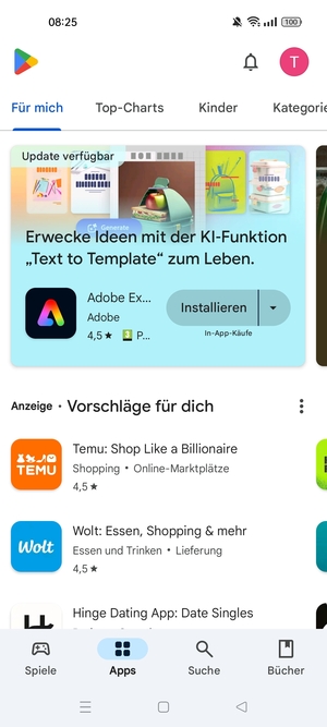 Wählen Sie Suche