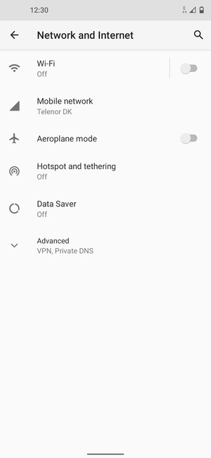 Select Hotspot and tethering