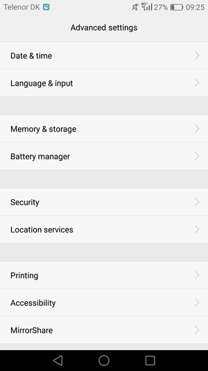 Select Battery manager