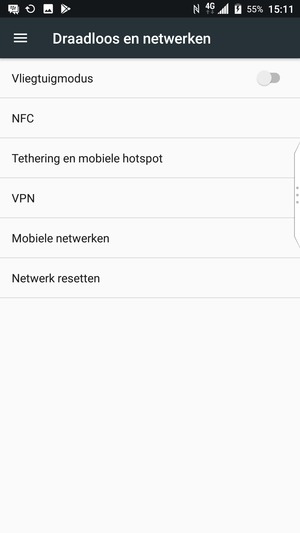 Selecteer Mobiele netwerken