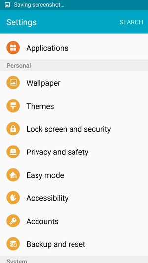 Scroll to and select Security or Lock screen and security