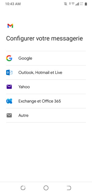 Sélectionnez Exchange and Office 365