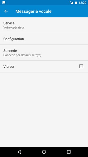 Sélectionnez Configuration