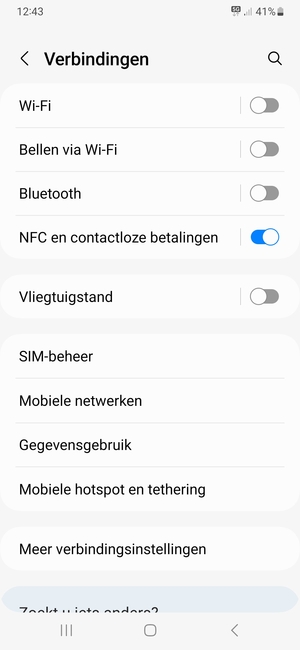 Selecteer Mobiele hotspot en tethering