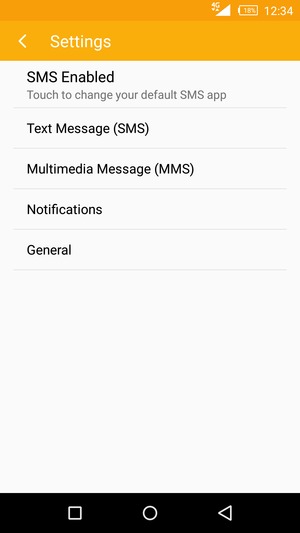 Select Text Message (SMS)