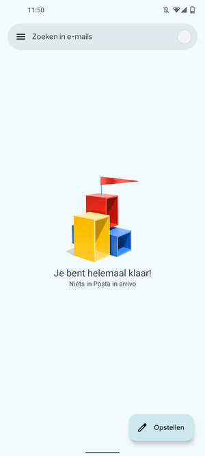 Uw Gmail is klaar voor gebruik