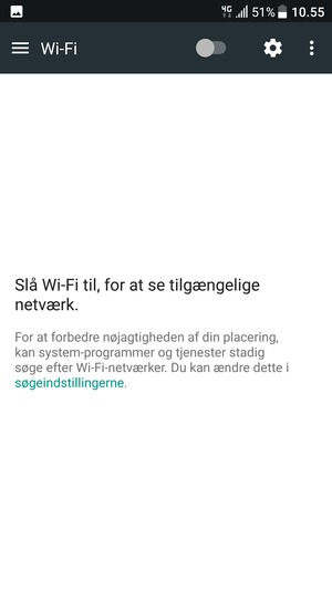 Slå Wi-Fi til