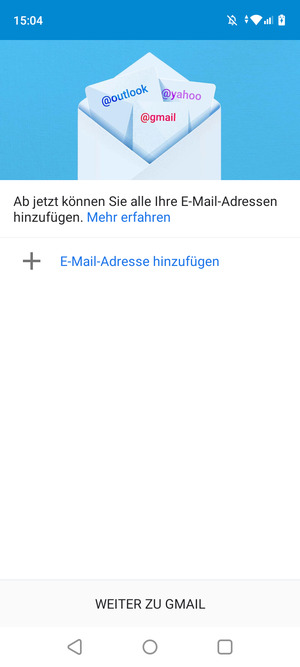 Wählen Sie E-Mail-Adresse hinzufügen