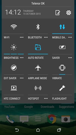 Select VIBRATE to change to sound mode again