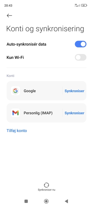 Vælg Google