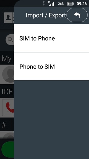 Select SIM to Phone
