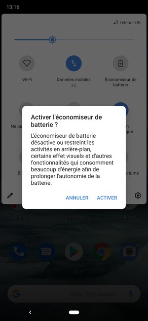 Sélectionnez ACTIVER