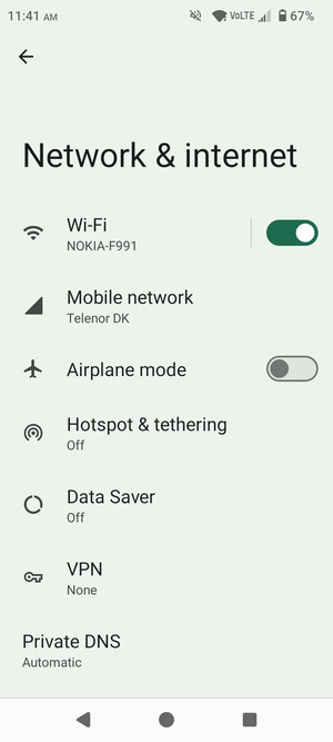 Select Hotspot & tethering