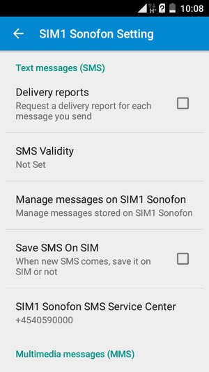 Select Public SMS Service Center
