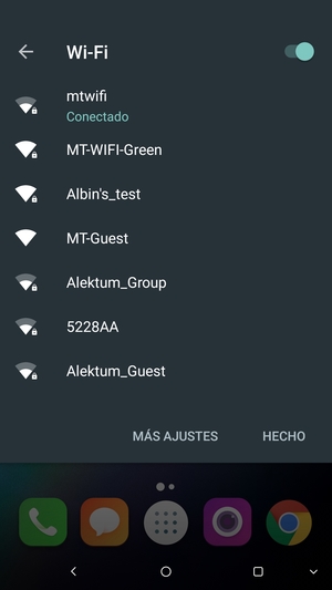 Desactive Wi-Fi