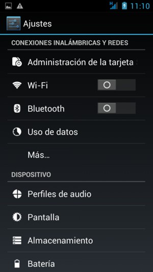 Seleccione Wi-Fi / WLAN