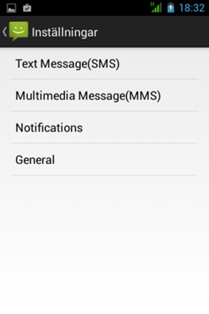 Välj Text Message(SMS)