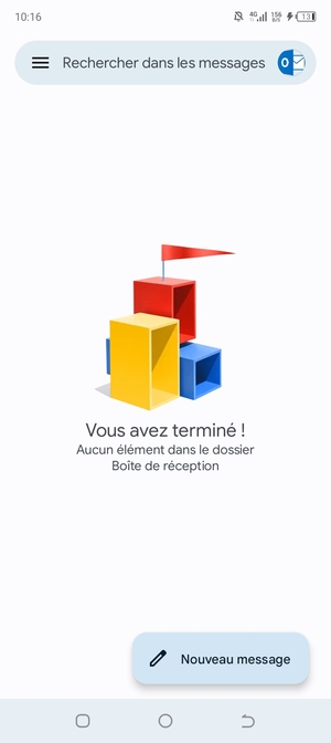 Votre messagerie Gmail est prête à l'emploi