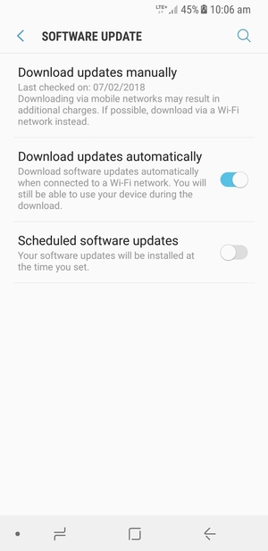 Select Download updates manually