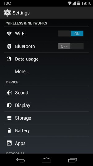 Set up MMS - Motorola Moto E - Android 4.4 - Device Guides