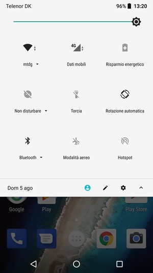 Disattiva Wi-Fi e Bluetooth