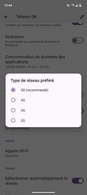 Sélectionnez votre option préférée