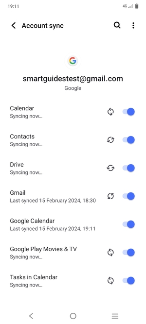Your contacts from Google will now be synced to your Vivo