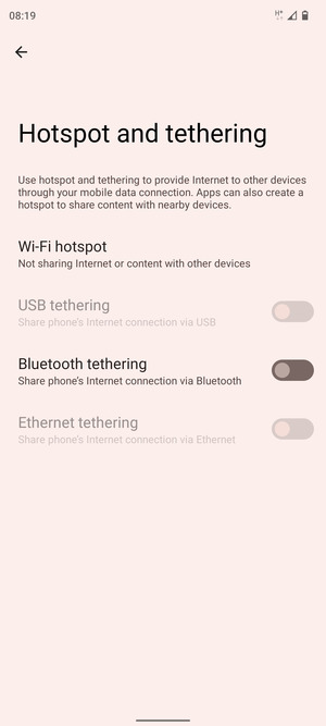 Select Wi-Fi hotspot