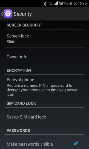 Select Set up SIM/RUIM card lock