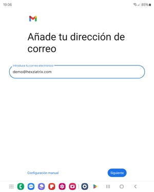 Introduzca su dirección de correo electrónico y seleccione Siguiente