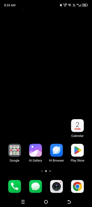 Select the Recent apps button